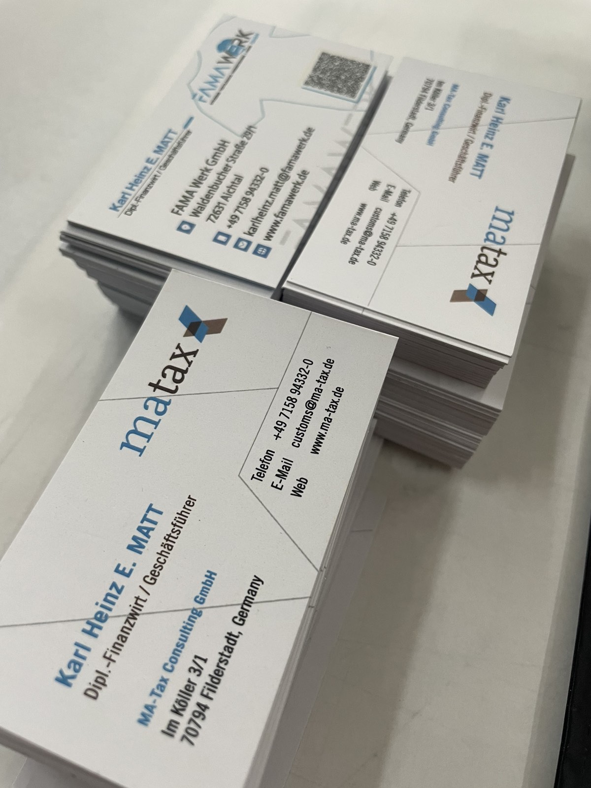 FAMA Werk — Card Suite